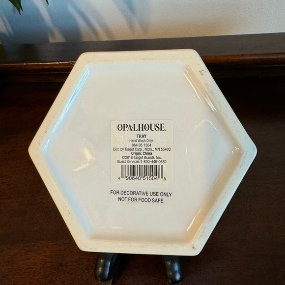 OPAL-HOUSE OCTAGON CHEETA PRINT TRAY - Picture 6 of 7